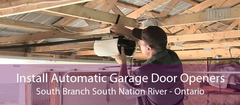 Install Automatic Garage Door Openers South Branch South Nation River - Ontario