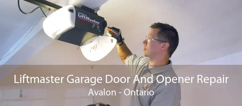 Liftmaster Garage Door And Opener Repair Avalon - Ontario