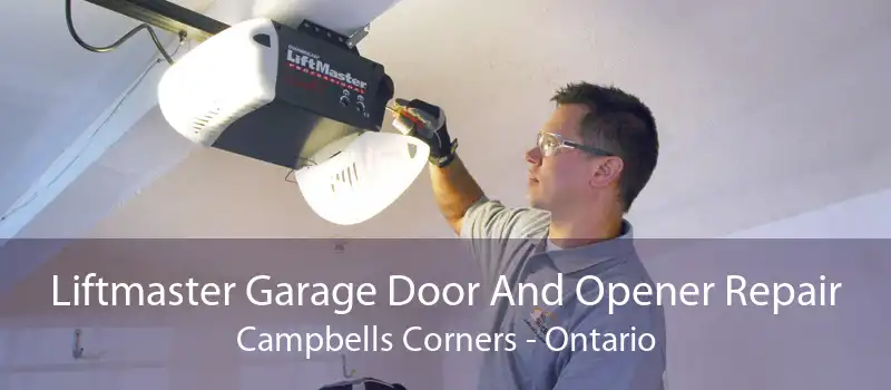 Liftmaster Garage Door And Opener Repair Campbells Corners - Ontario