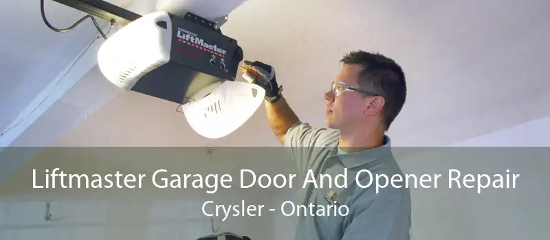 Liftmaster Garage Door And Opener Repair Crysler - Ontario