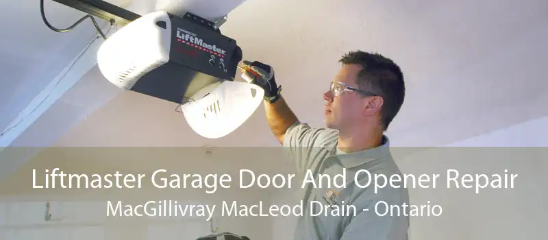 Liftmaster Garage Door And Opener Repair MacGillivray MacLeod Drain - Ontario