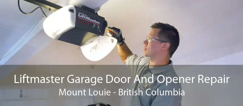 Liftmaster Garage Door And Opener Repair Mount Louie - British Columbia