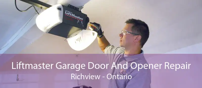 Liftmaster Garage Door And Opener Repair Richview - Ontario