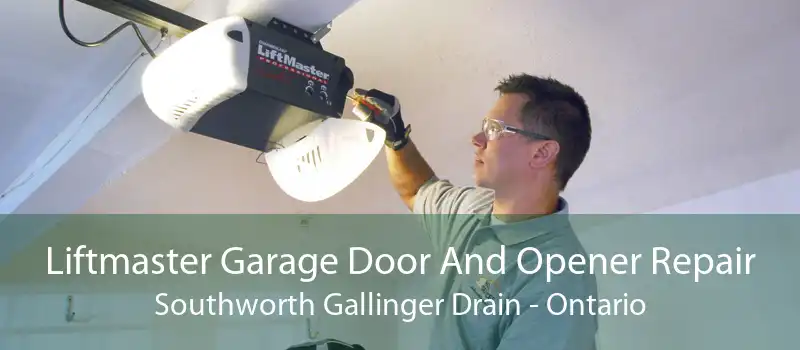 Liftmaster Garage Door And Opener Repair Southworth Gallinger Drain - Ontario