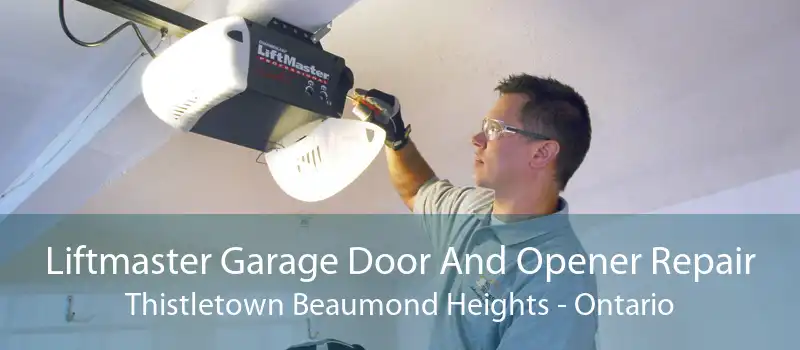 Liftmaster Garage Door And Opener Repair Thistletown Beaumond Heights - Ontario