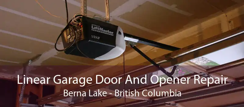 Linear Garage Door And Opener Repair Berna Lake - British Columbia
