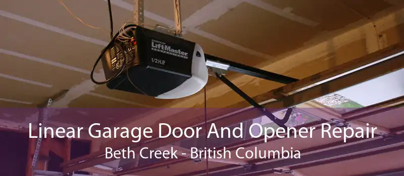 Linear Garage Door And Opener Repair Beth Creek - British Columbia