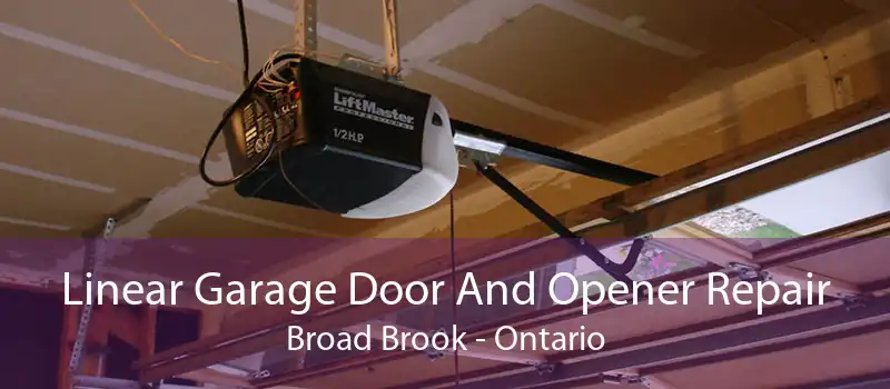 Linear Garage Door And Opener Repair Broad Brook - Ontario