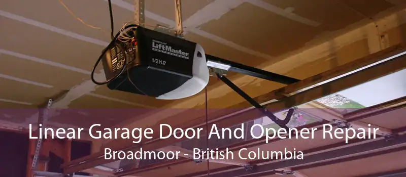 Linear Garage Door And Opener Repair Broadmoor - British Columbia
