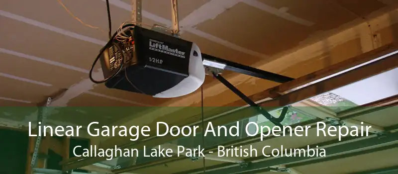 Linear Garage Door And Opener Repair Callaghan Lake Park - British Columbia