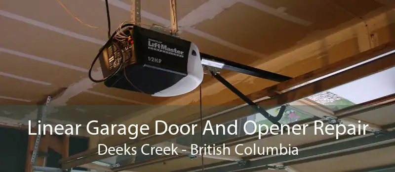 Linear Garage Door And Opener Repair Deeks Creek - British Columbia