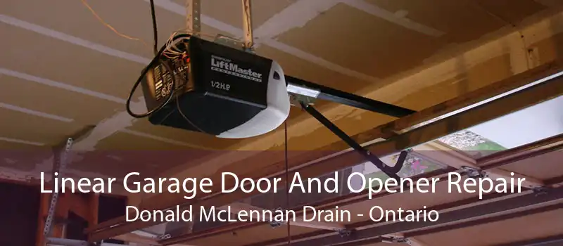 Linear Garage Door And Opener Repair Donald McLennan Drain - Ontario
