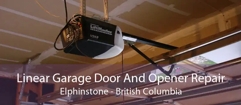 Linear Garage Door And Opener Repair Elphinstone - British Columbia
