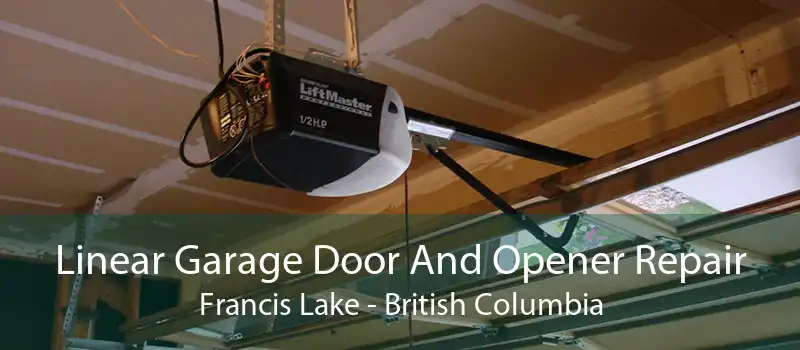 Linear Garage Door And Opener Repair Francis Lake - British Columbia