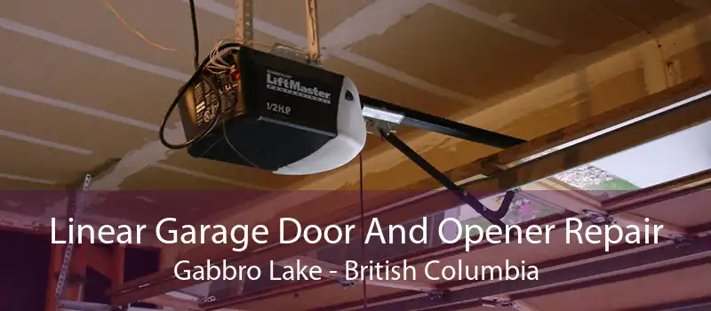 Linear Garage Door And Opener Repair Gabbro Lake - British Columbia