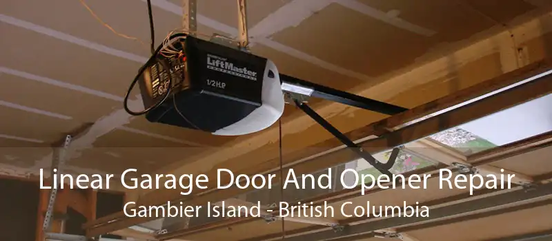 Linear Garage Door And Opener Repair Gambier Island - British Columbia