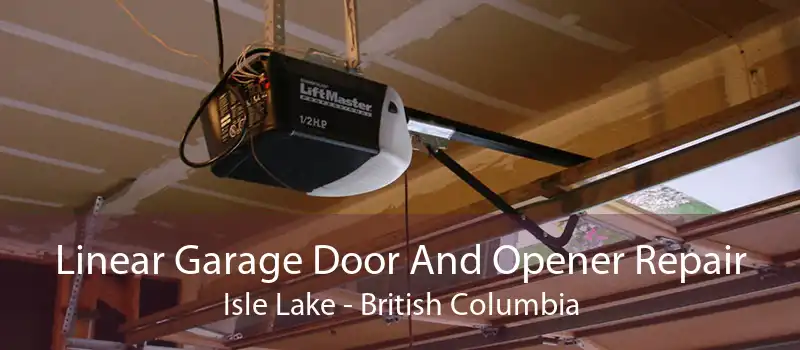 Linear Garage Door And Opener Repair Isle Lake - British Columbia