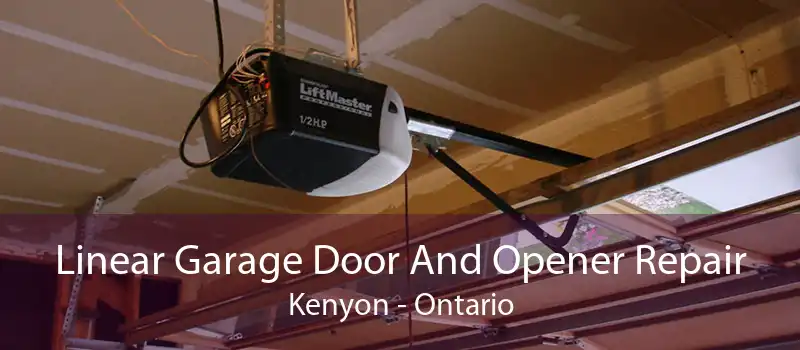Linear Garage Door And Opener Repair Kenyon - Ontario