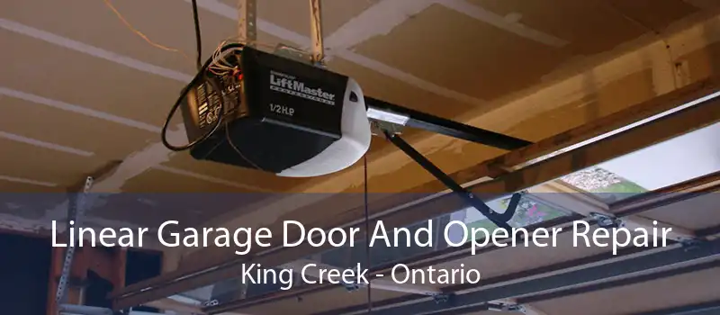 Linear Garage Door And Opener Repair King Creek - Ontario