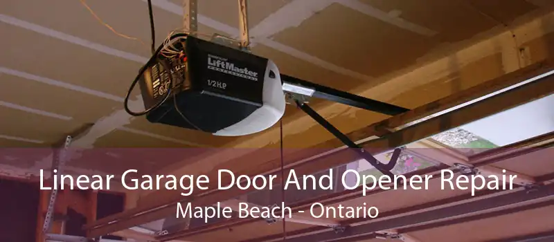 Linear Garage Door And Opener Repair Maple Beach - Ontario