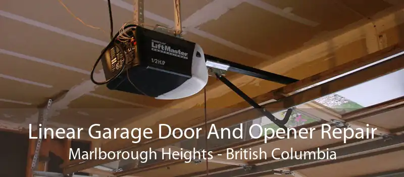 Linear Garage Door And Opener Repair Marlborough Heights - British Columbia