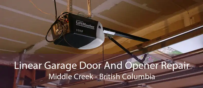 Linear Garage Door And Opener Repair Middle Creek - British Columbia