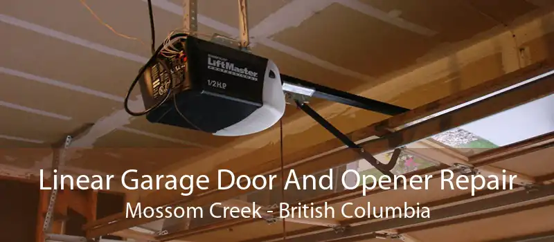 Linear Garage Door And Opener Repair Mossom Creek - British Columbia