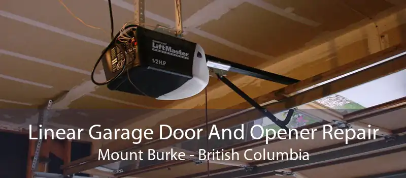 Linear Garage Door And Opener Repair Mount Burke - British Columbia