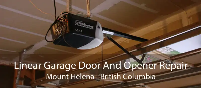 Linear Garage Door And Opener Repair Mount Helena - British Columbia
