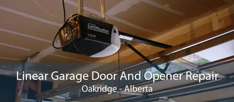 Linear Garage Door And Opener Repair Oakridge - Alberta