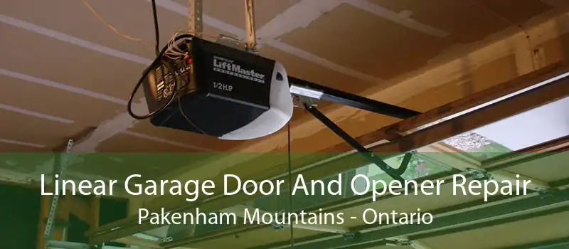 Linear Garage Door And Opener Repair Pakenham Mountains - Ontario