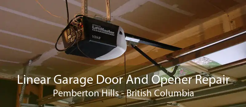 Linear Garage Door And Opener Repair Pemberton Hills - British Columbia