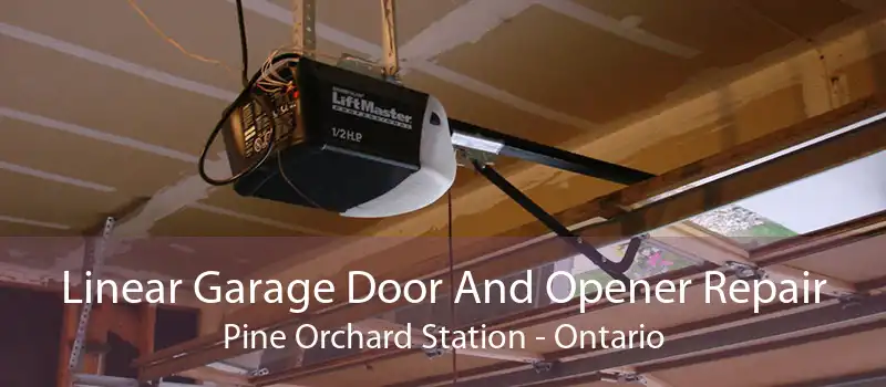 Linear Garage Door And Opener Repair Pine Orchard Station - Ontario
