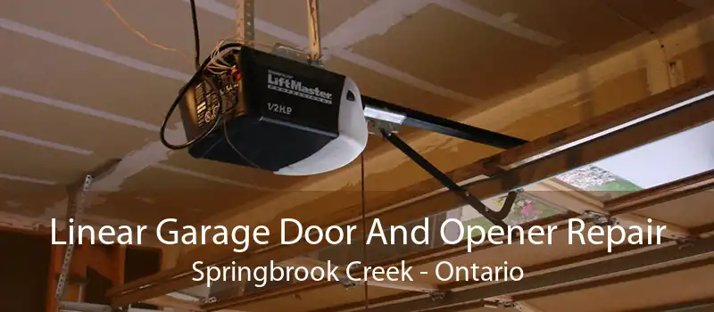 Linear Garage Door And Opener Repair Springbrook Creek - Ontario