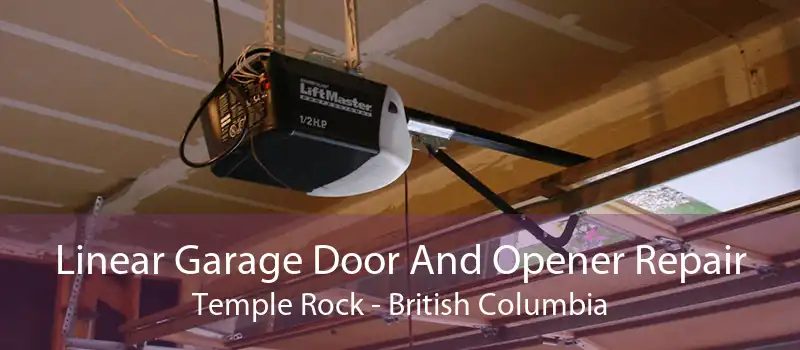 Linear Garage Door And Opener Repair Temple Rock - British Columbia
