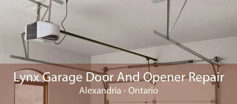 Lynx Garage Door And Opener Repair Alexandria - Ontario
