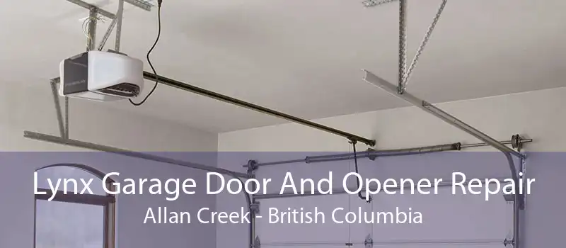 Lynx Garage Door And Opener Repair Allan Creek - British Columbia