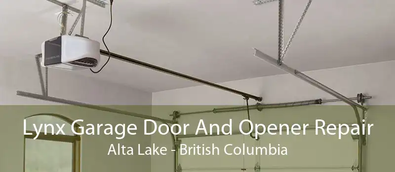 Lynx Garage Door And Opener Repair Alta Lake - British Columbia