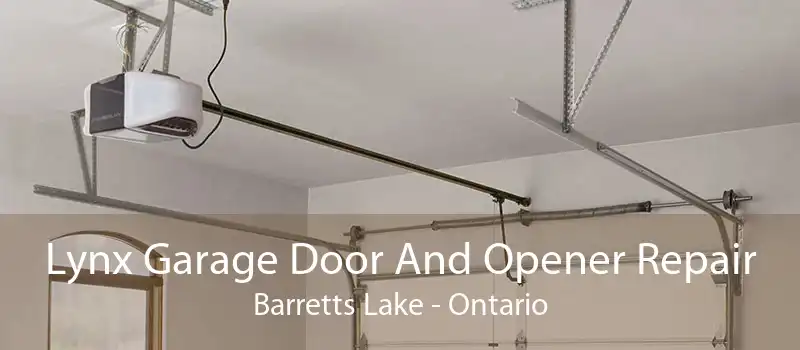 Lynx Garage Door And Opener Repair Barretts Lake - Ontario