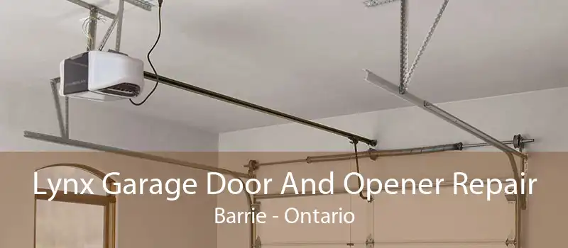 Lynx Garage Door And Opener Repair Barrie - Ontario