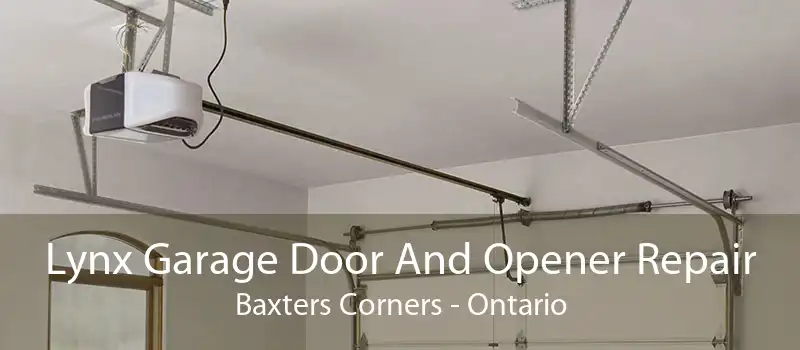 Lynx Garage Door And Opener Repair Baxters Corners - Ontario