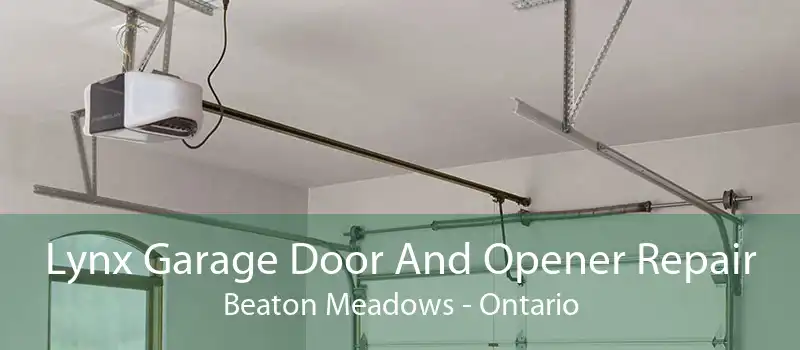 Lynx Garage Door And Opener Repair Beaton Meadows - Ontario