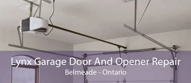 Lynx Garage Door And Opener Repair Belmeade - Ontario