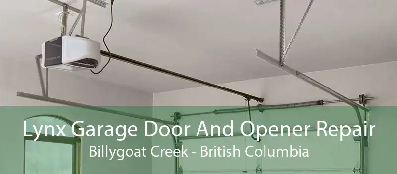 Lynx Garage Door And Opener Repair Billygoat Creek - British Columbia