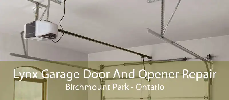 Lynx Garage Door And Opener Repair Birchmount Park - Ontario