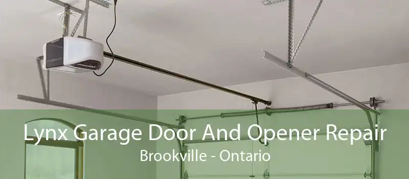 Lynx Garage Door And Opener Repair Brookville - Ontario