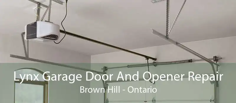 Lynx Garage Door And Opener Repair Brown Hill - Ontario