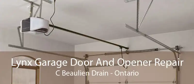Lynx Garage Door And Opener Repair C Beaulien Drain - Ontario