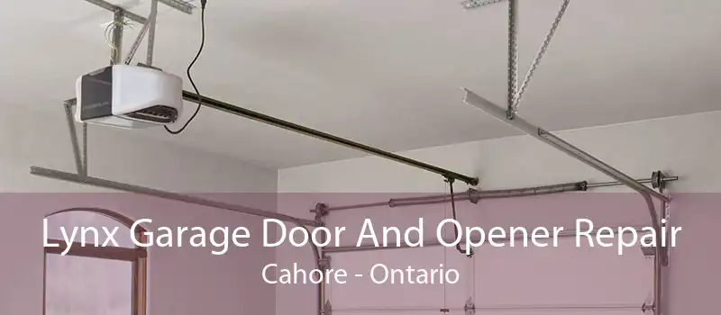 Lynx Garage Door And Opener Repair Cahore - Ontario