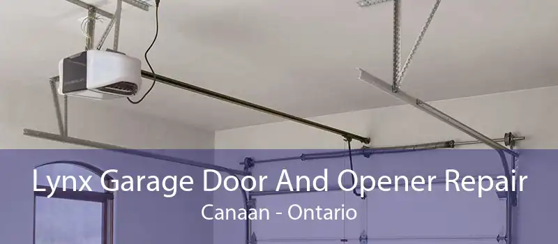 Lynx Garage Door And Opener Repair Canaan - Ontario